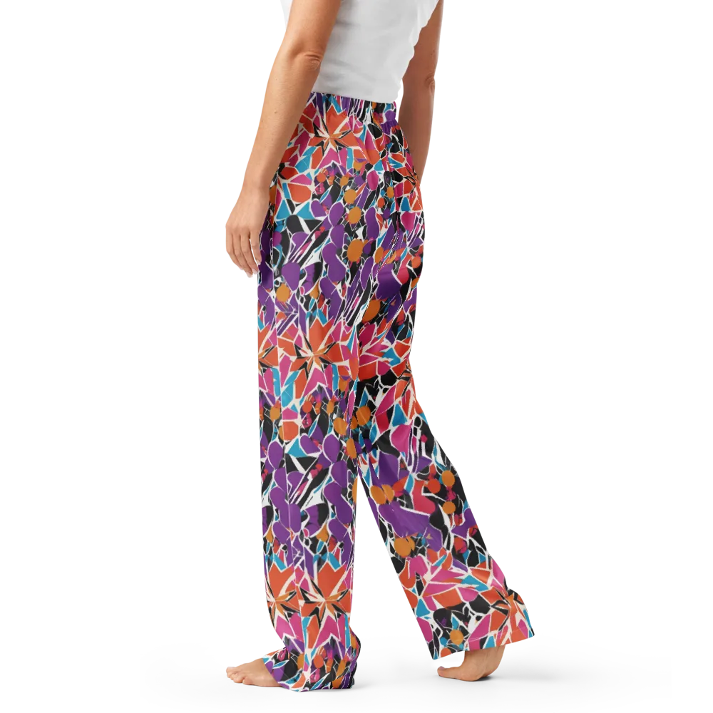 Kaleidoscope Grove on Women's Pajama Pants — Left