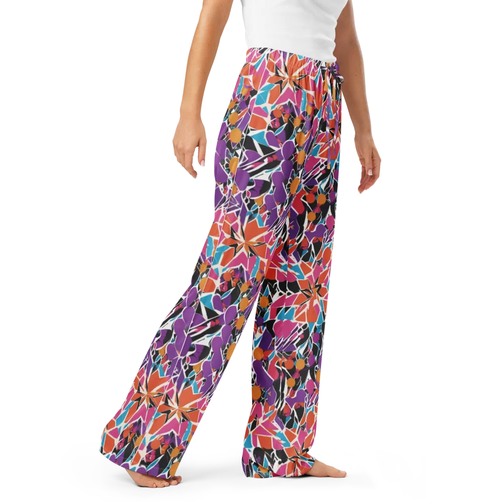 Kaleidoscope Grove on Women's Pajama Pants — Right Front