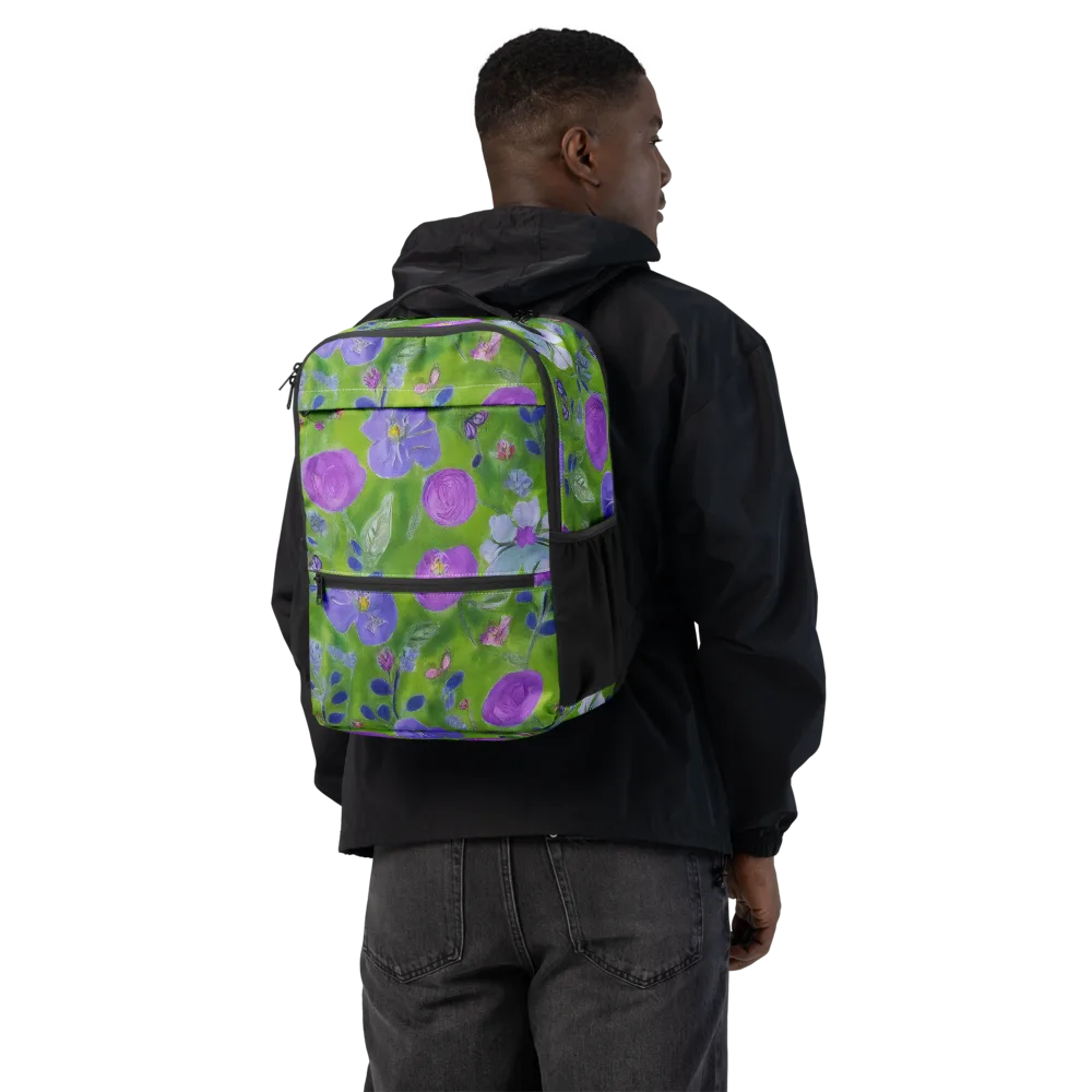 Garden Voltage on Utility Backpack — Back
