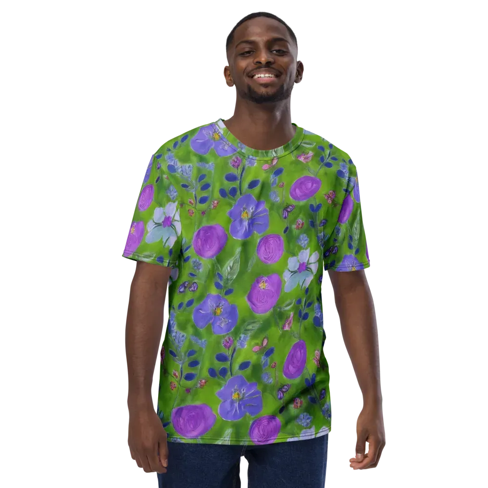 Garden Voltage on Men's Crew Neck T-Shirt — Front