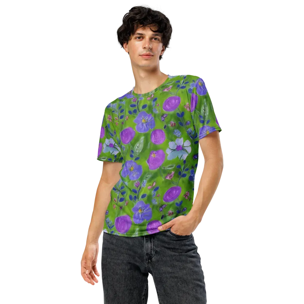 Garden Voltage on Men's Crew Neck T-Shirt — Front