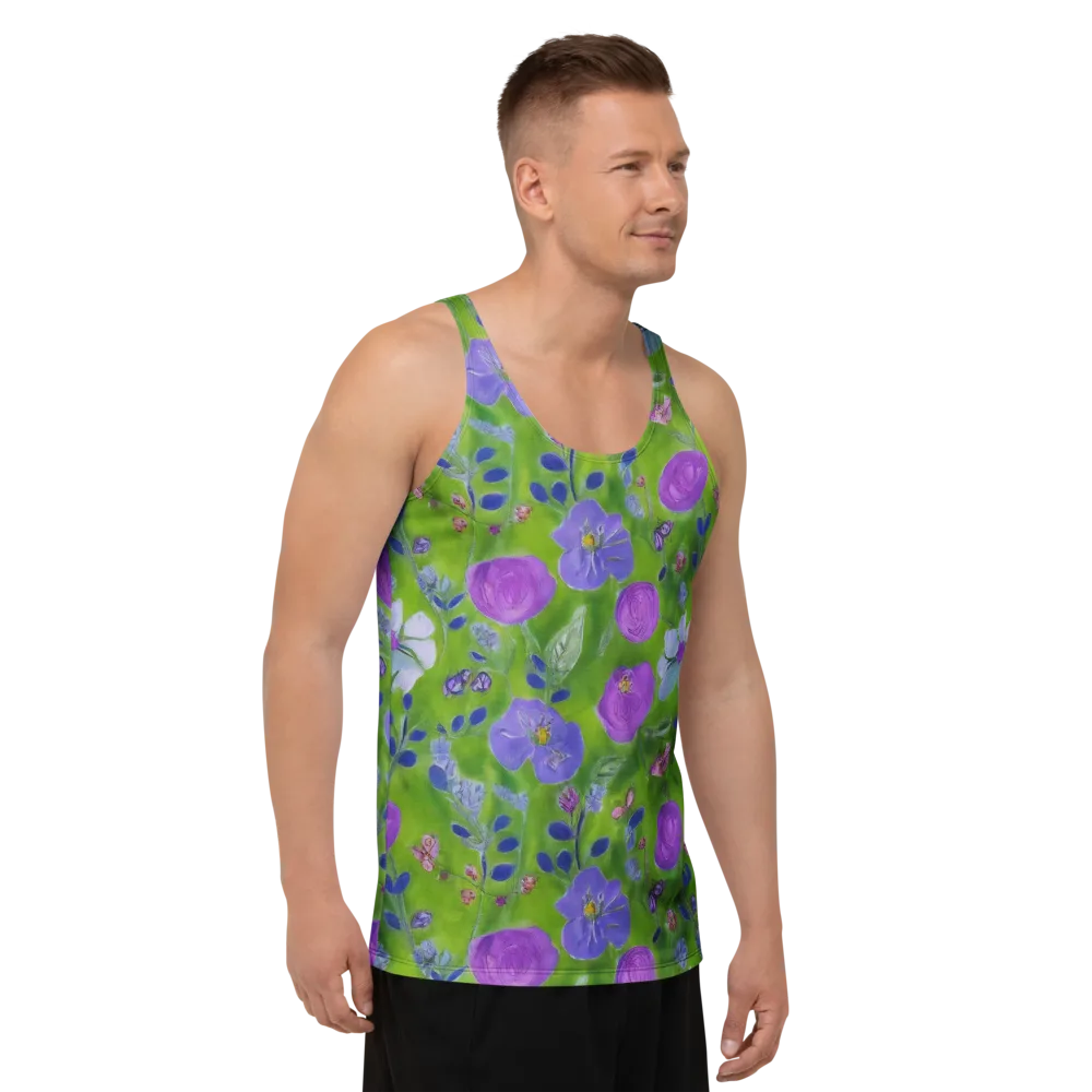 Garden Voltage on Men's Tank Top — Right Front