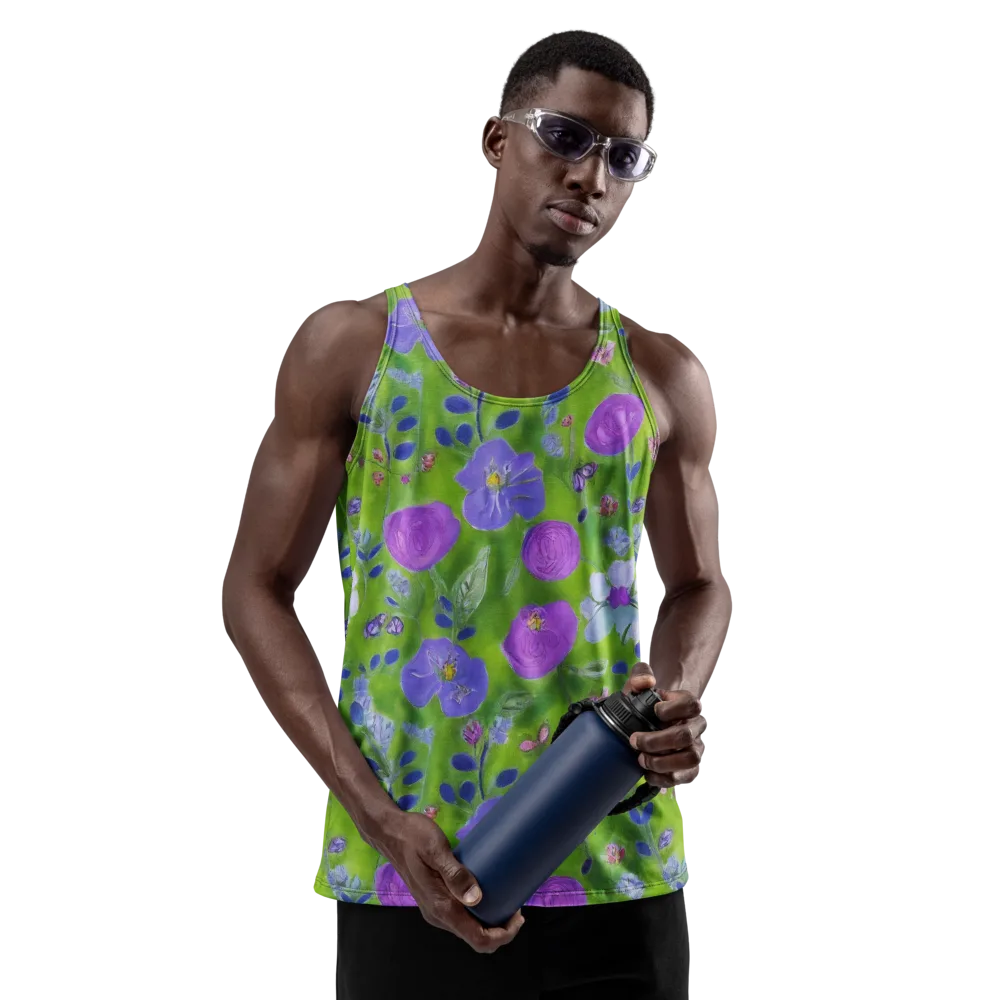 Garden Voltage on Men's Tank Top — Front