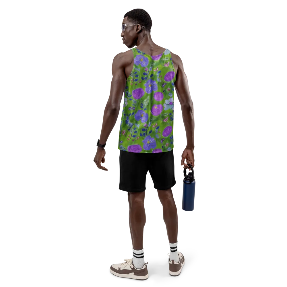 Garden Voltage on Men's Tank Top — Back