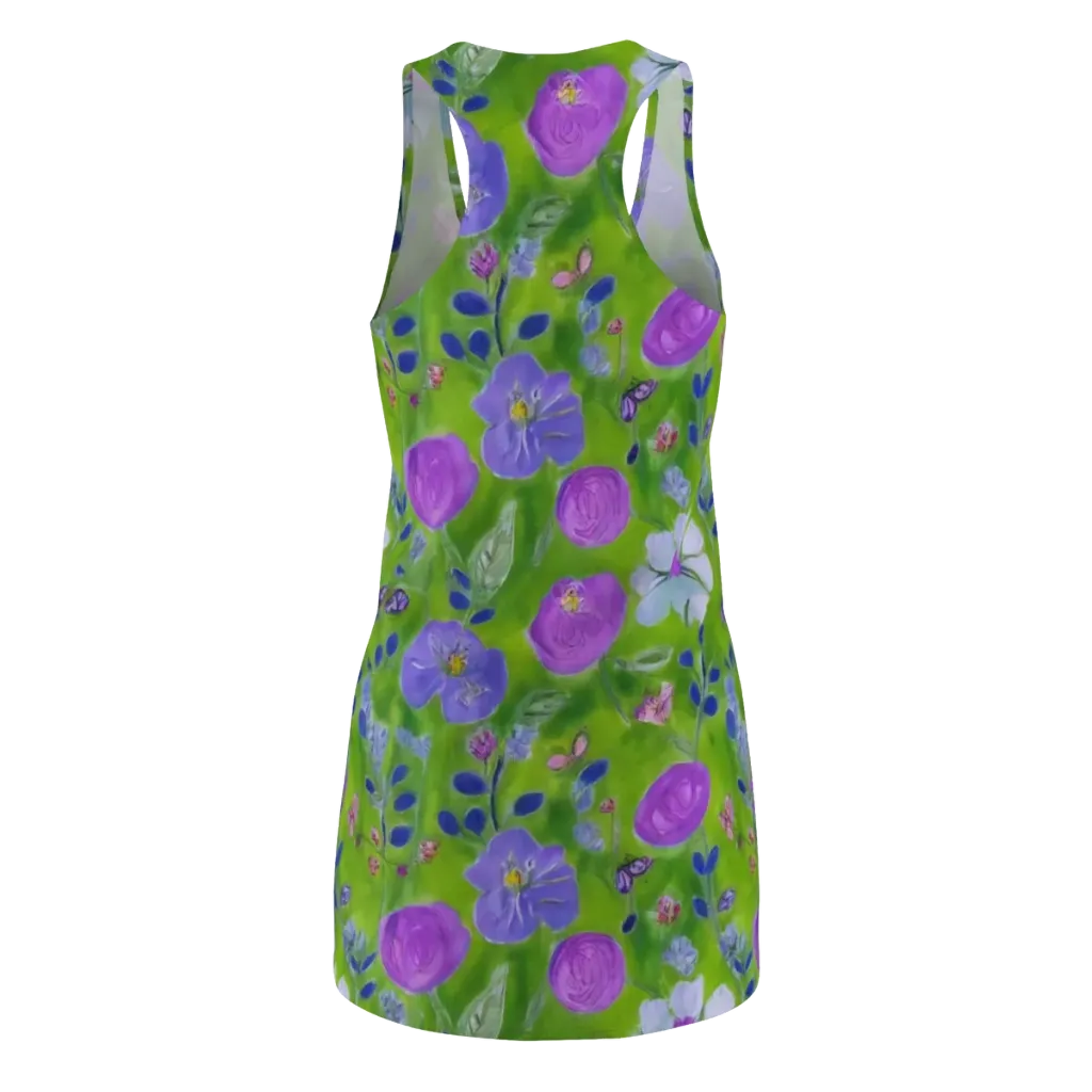 Garden Voltage on Racerback Dress — Back