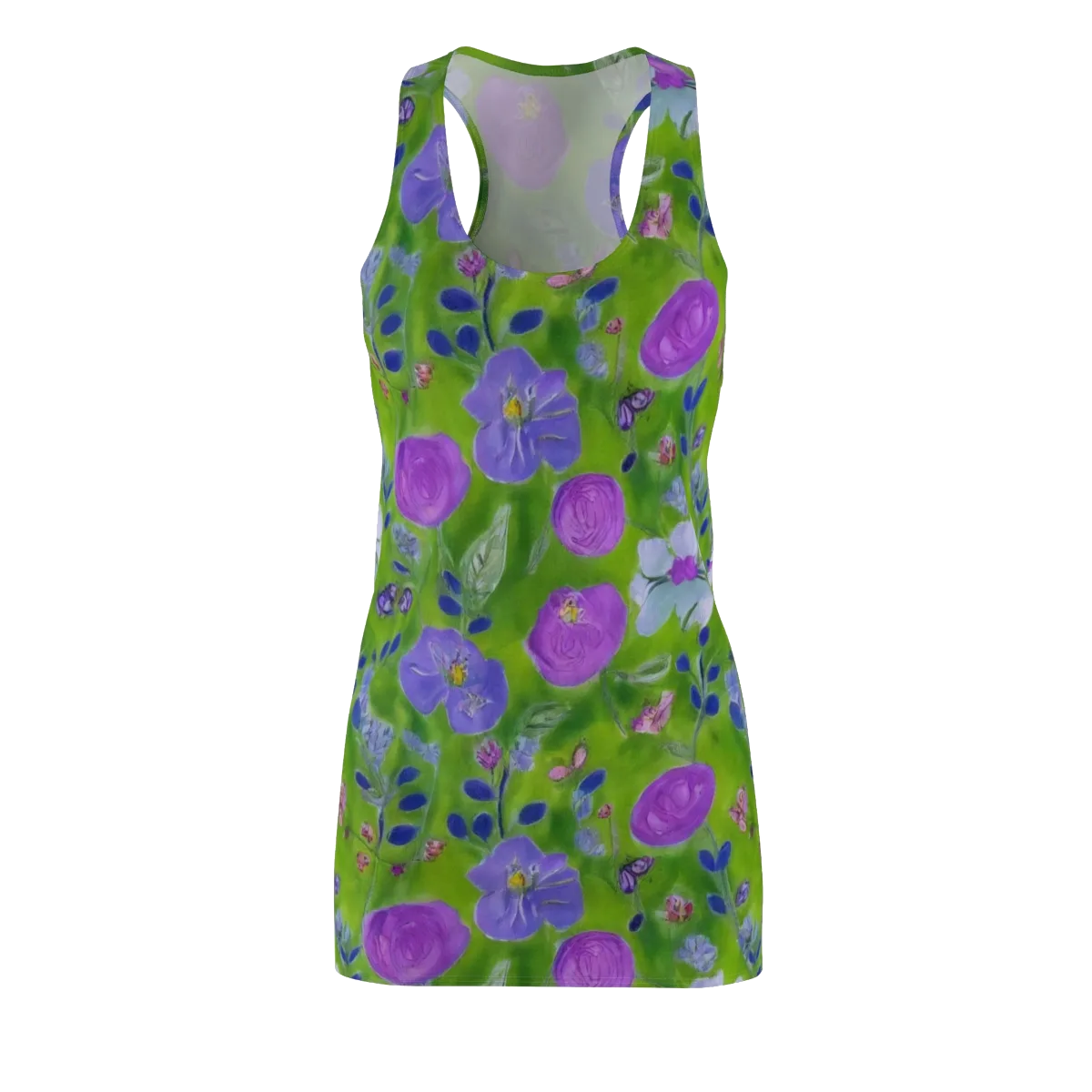 Garden Voltage on Racerback Dress — Front