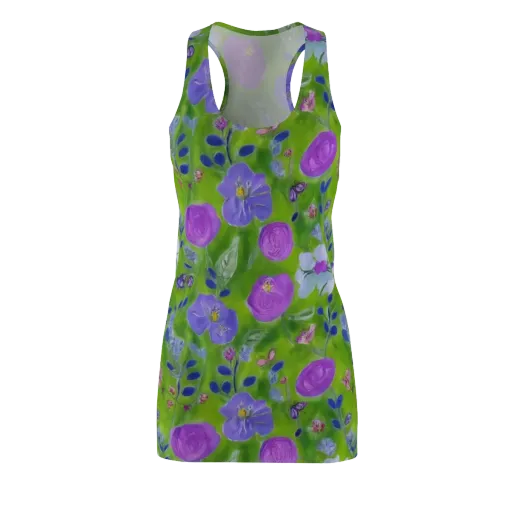 Garden Voltage on a Racerback Dress