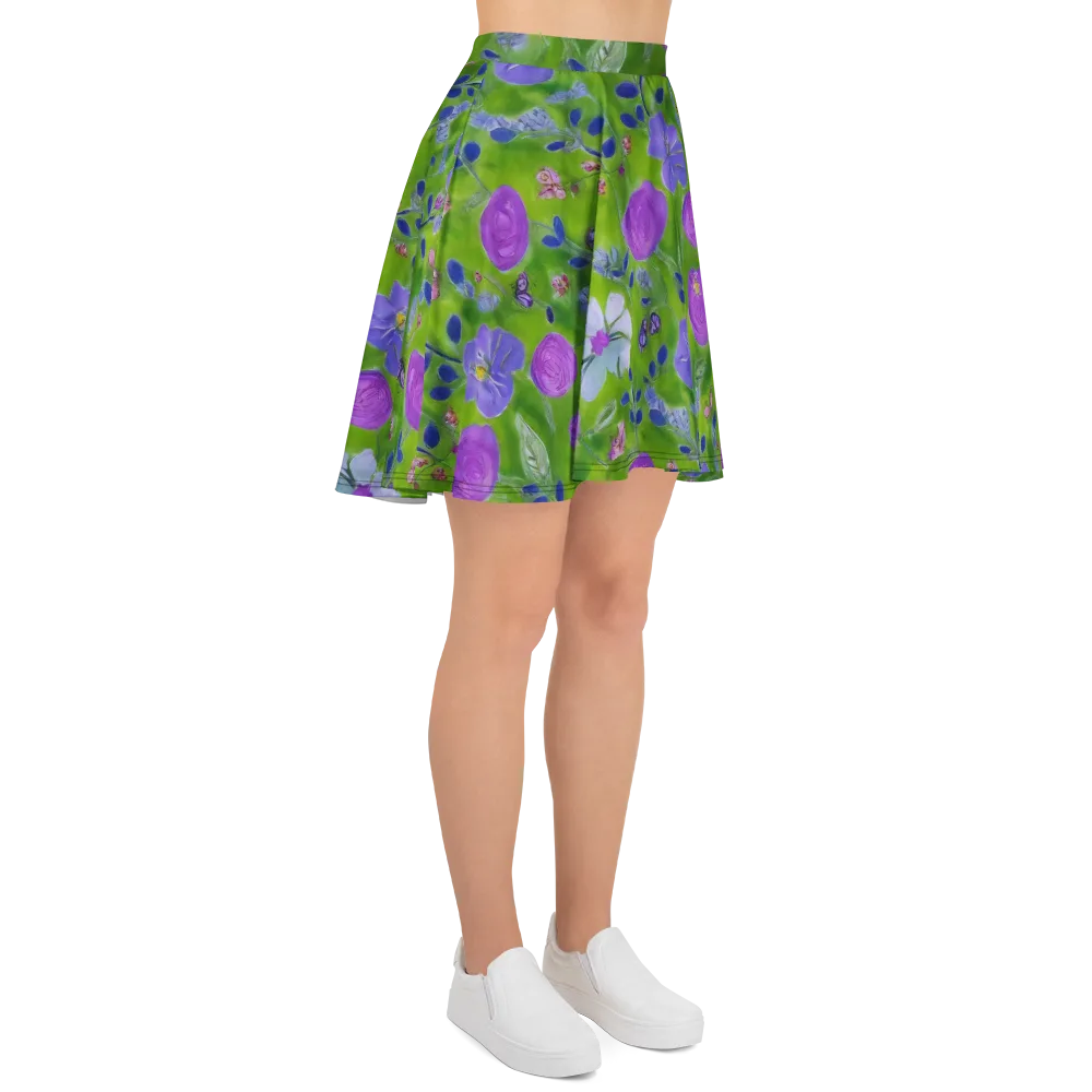Garden Voltage on Skater Skirt — Right