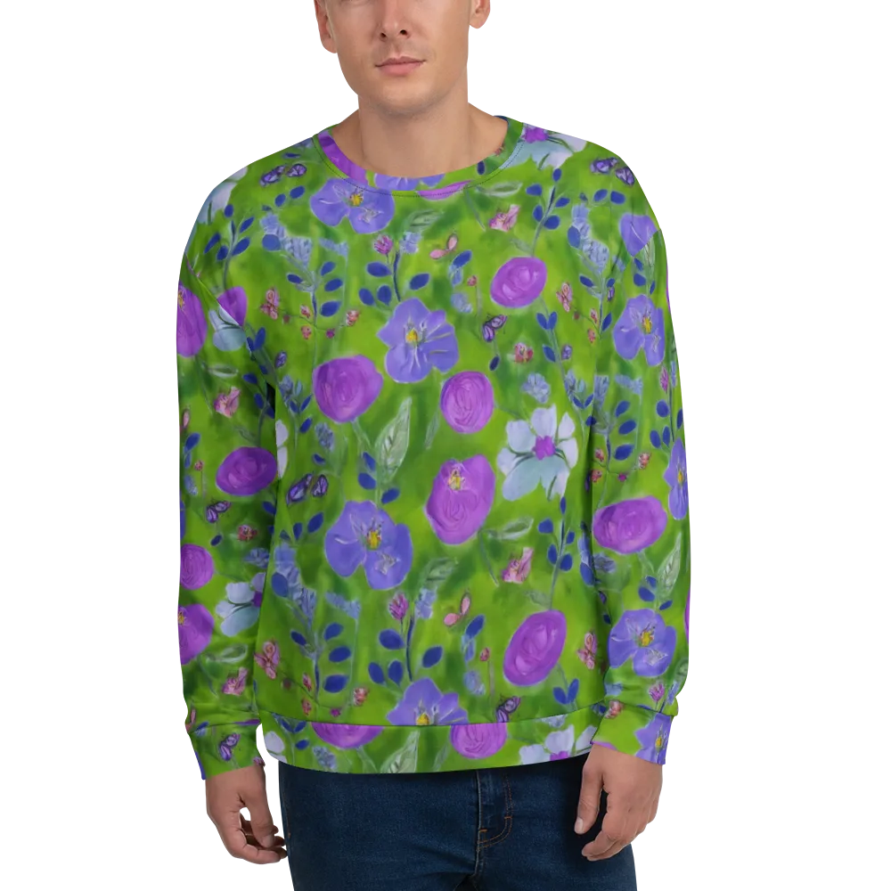 Garden Voltage on Sweatshirt — Front