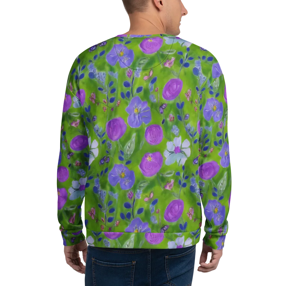 Garden Voltage on Sweatshirt — Back