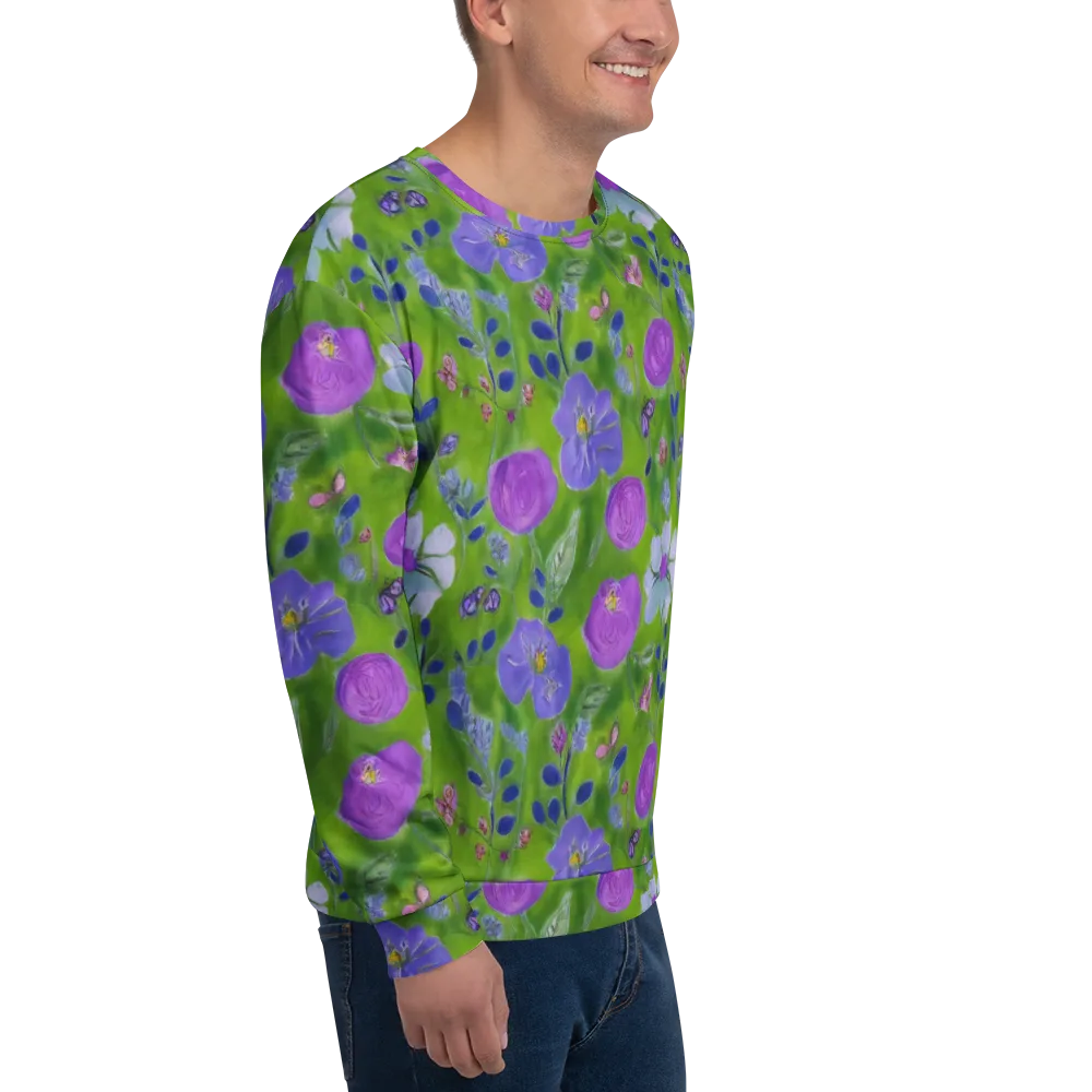 Garden Voltage on Sweatshirt — Right Front