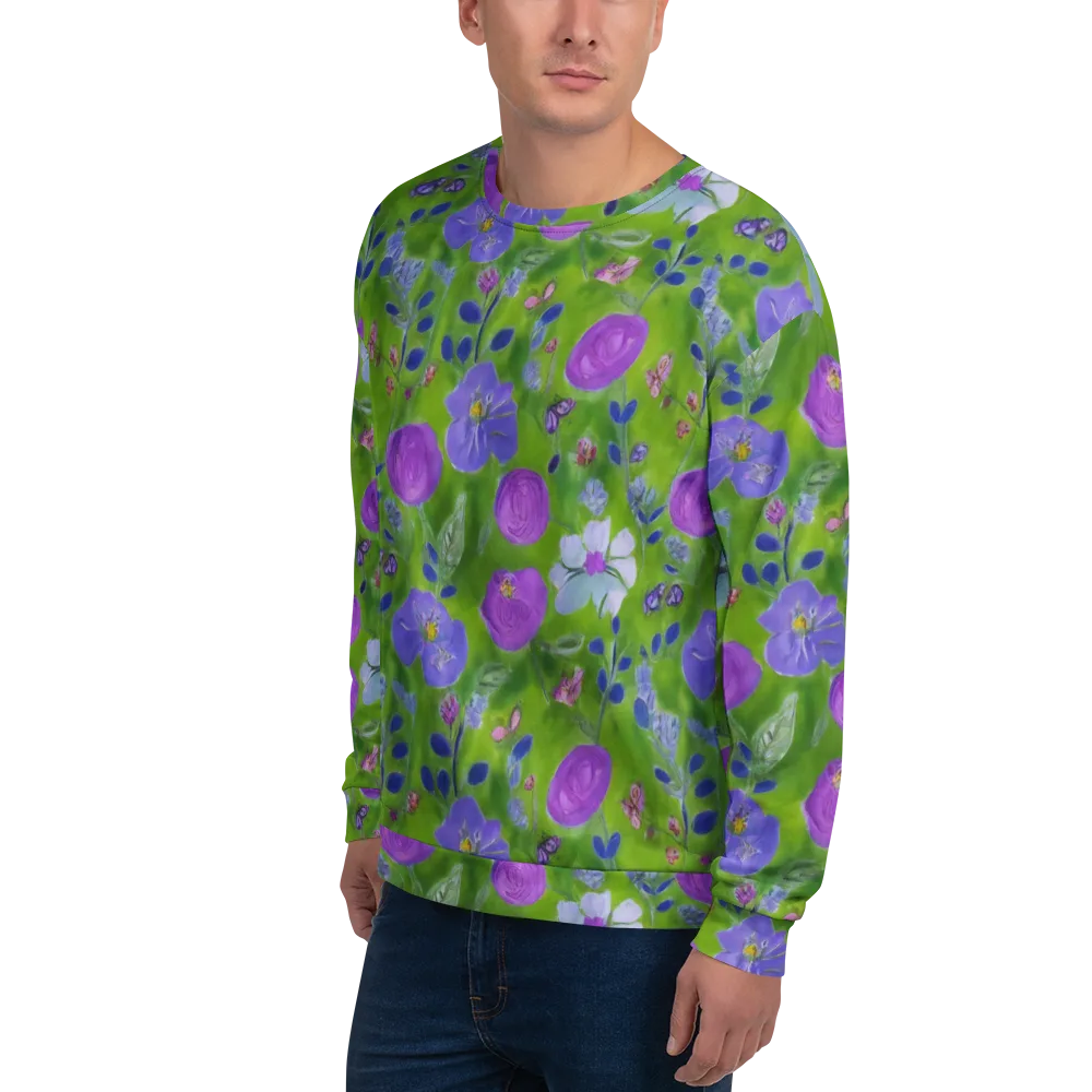 Garden Voltage on Sweatshirt — Left Front