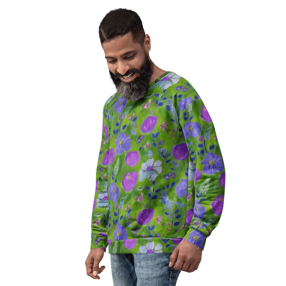 Garden Voltage on Sweatshirt — Left Front