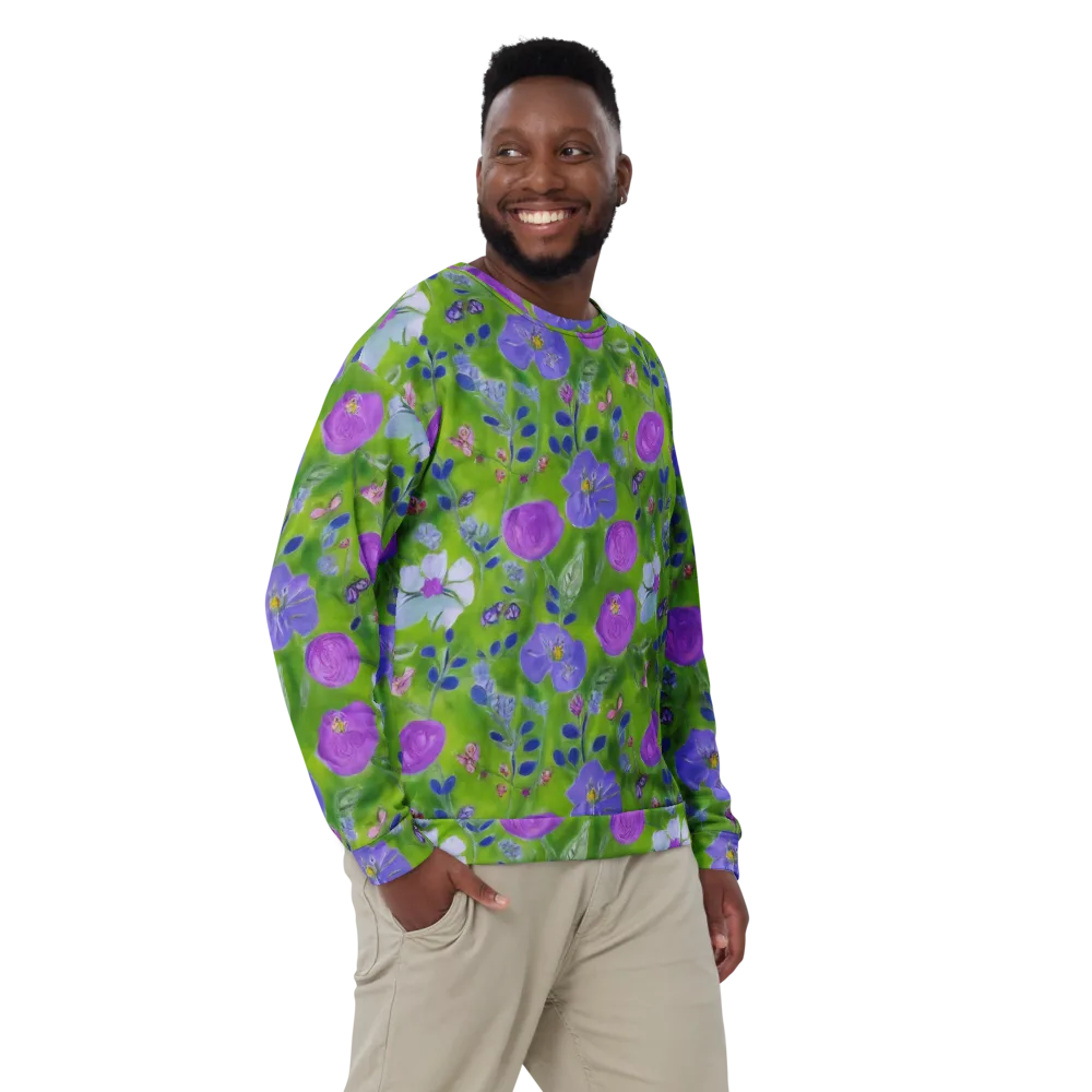 Garden Voltage on Sweatshirt — Front