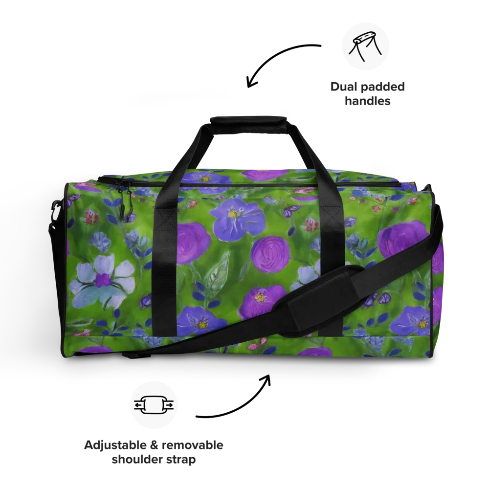 Garden Voltage on Duffle Bag — Front