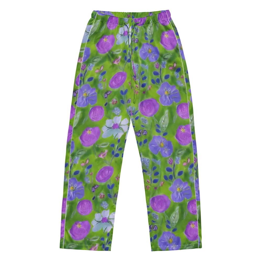 Garden Voltage on Women's Pajama Pants — Front