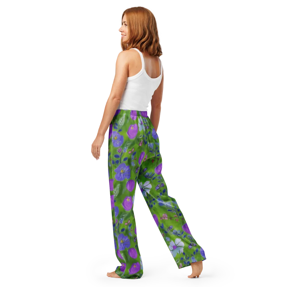 Garden Voltage on Women's Pajama Pants — Back