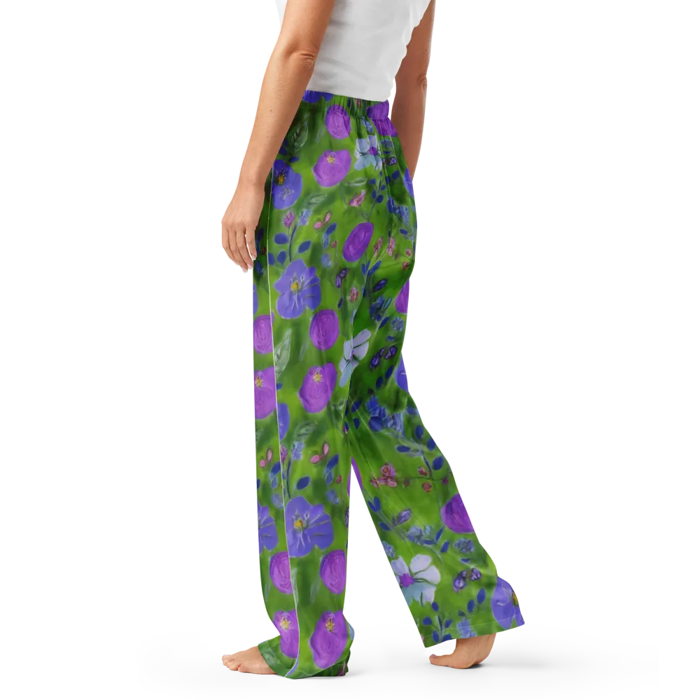 Garden Voltage on Women's Pajama Pants — Left