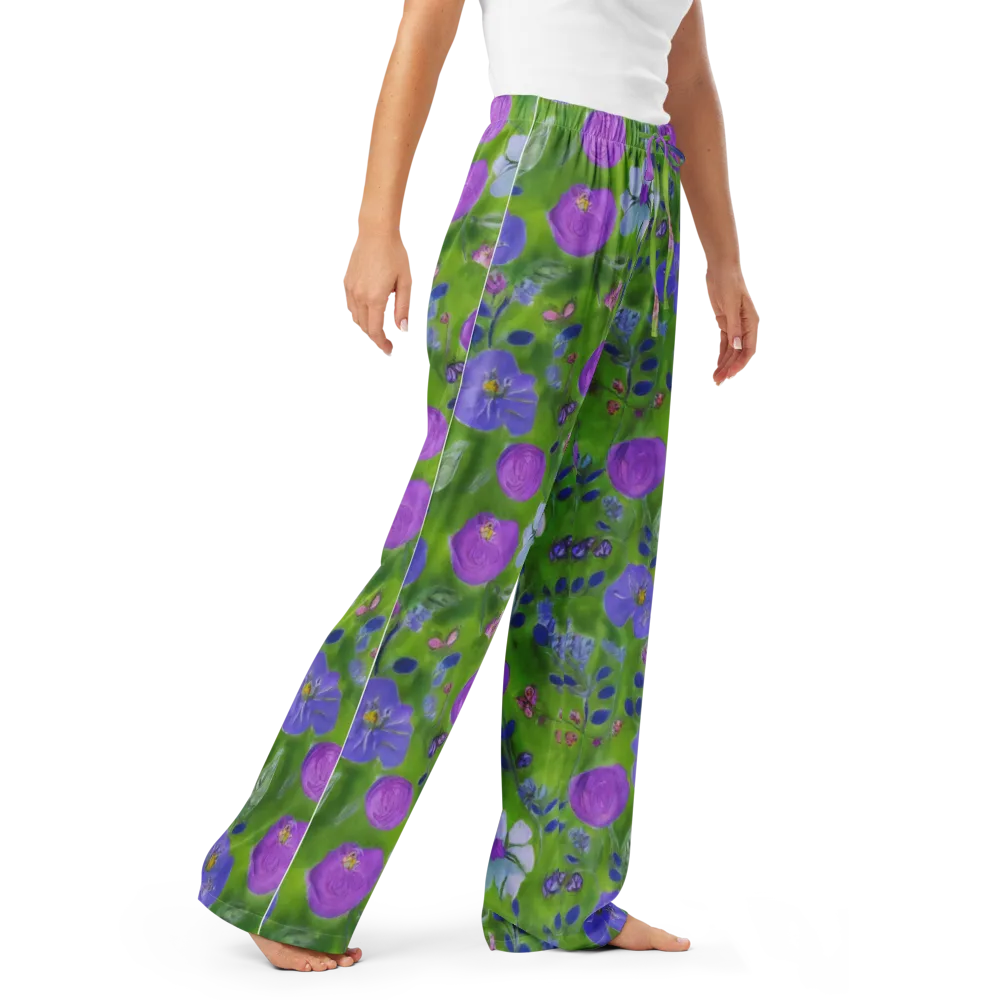 Garden Voltage on Women's Pajama Pants — Right Front