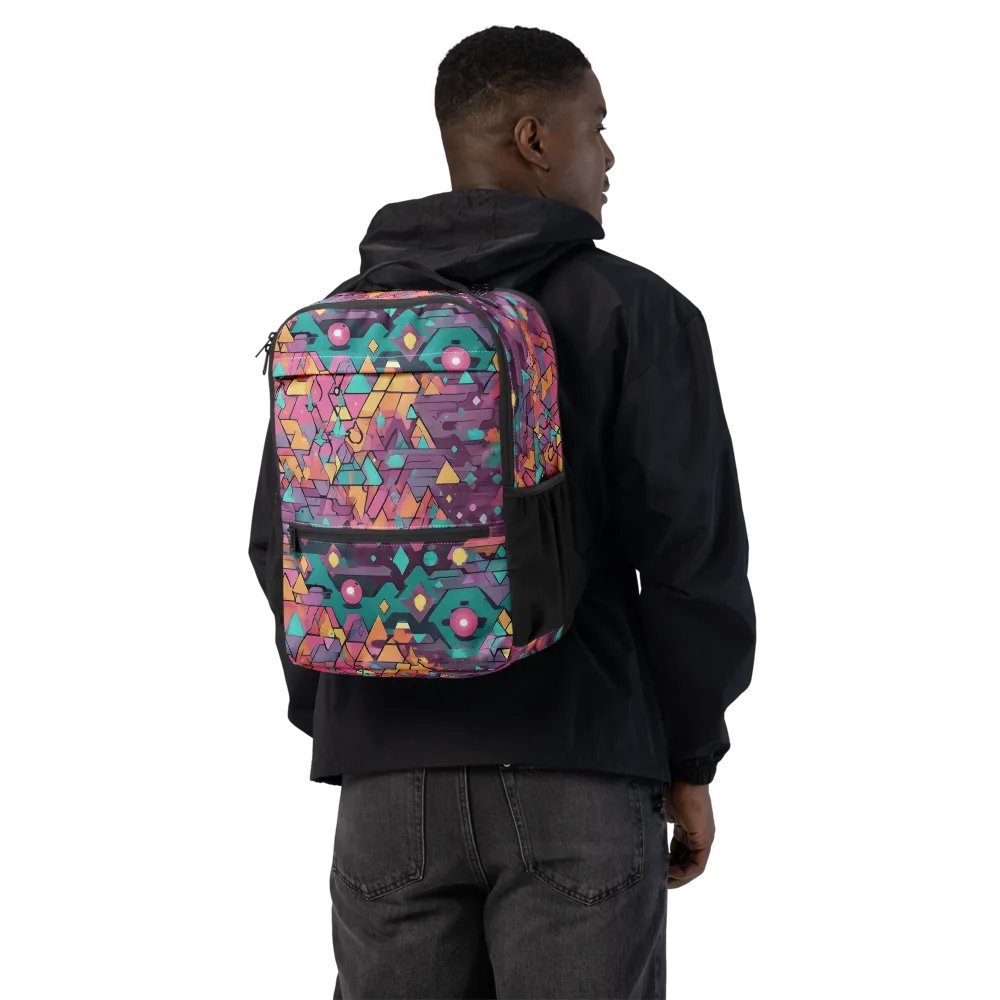 Prismatic Rumble on Utility Backpack — Back