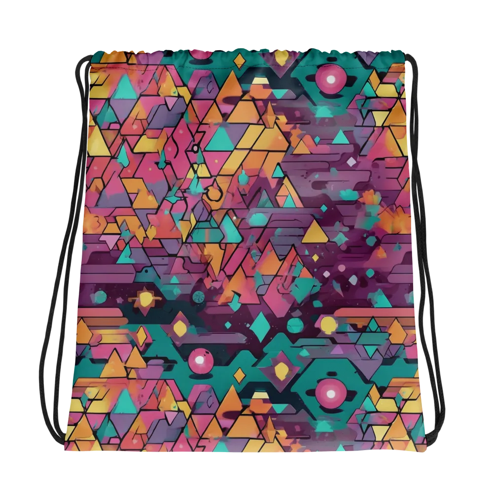 Prismatic Rumble on Drawstring Bag — Photo