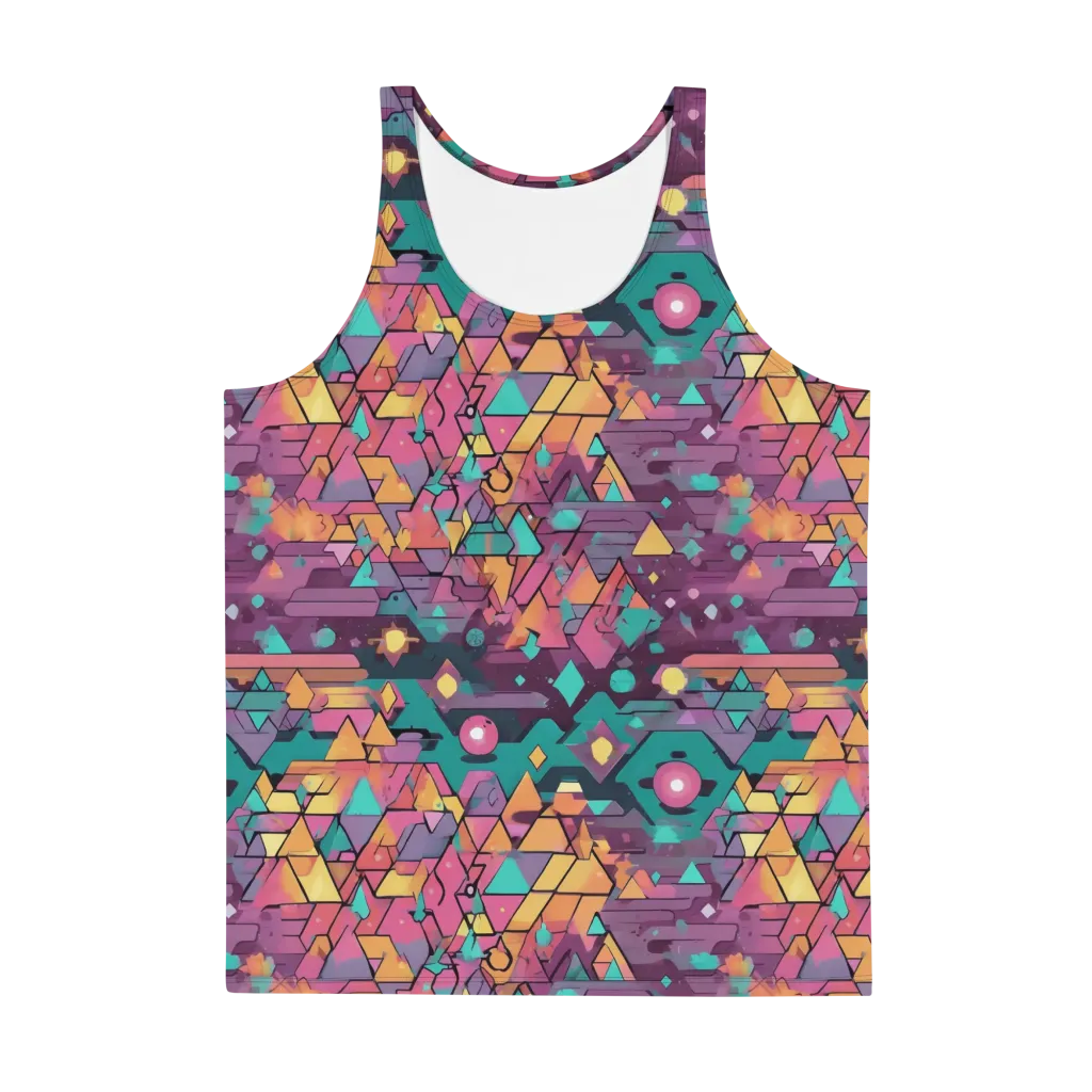 Prismatic Rumble on Men's Tank Top — Front