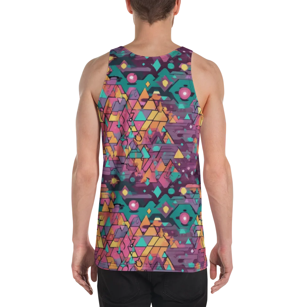Prismatic Rumble on Men's Tank Top — Back