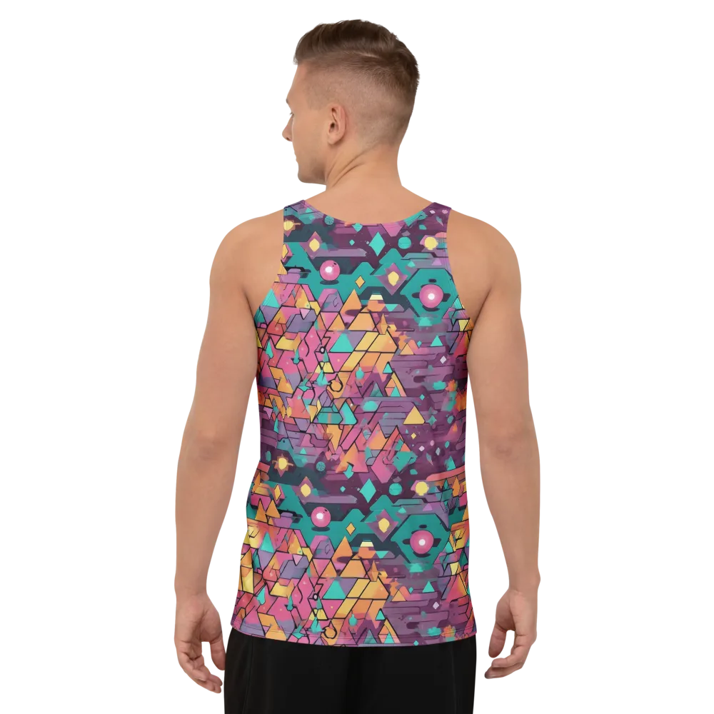 Prismatic Rumble on Men's Tank Top — Back