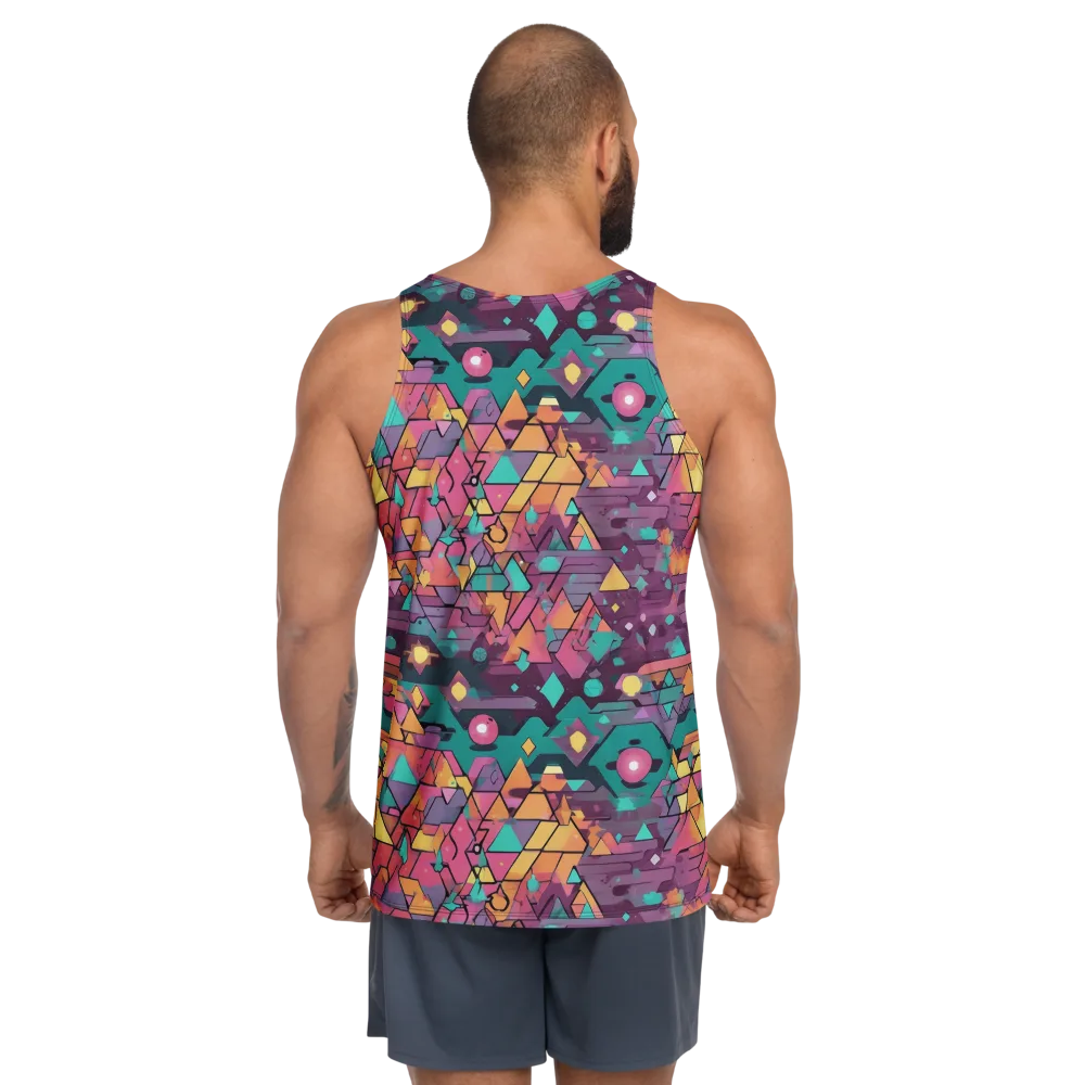 Prismatic Rumble on Men's Tank Top — Back