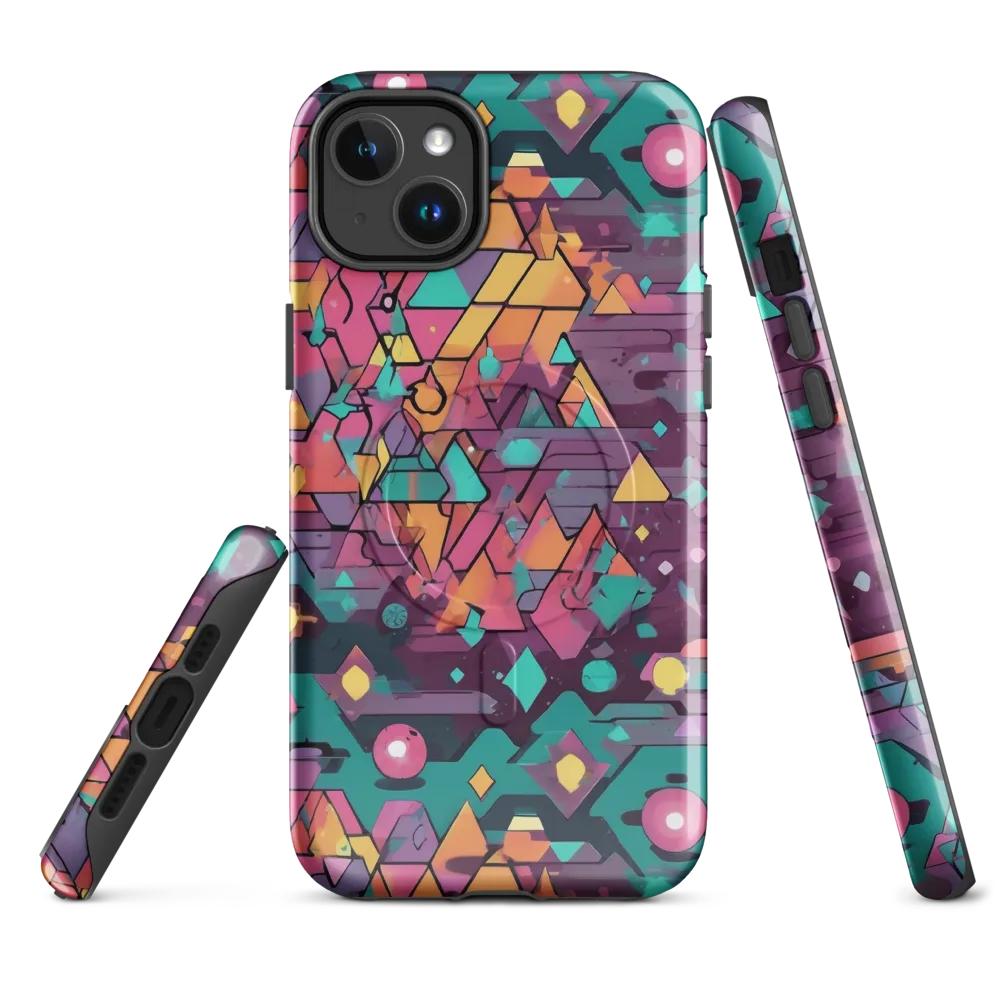 Prismatic Rumble on MagSafe Tough Case for iPhone® — Front