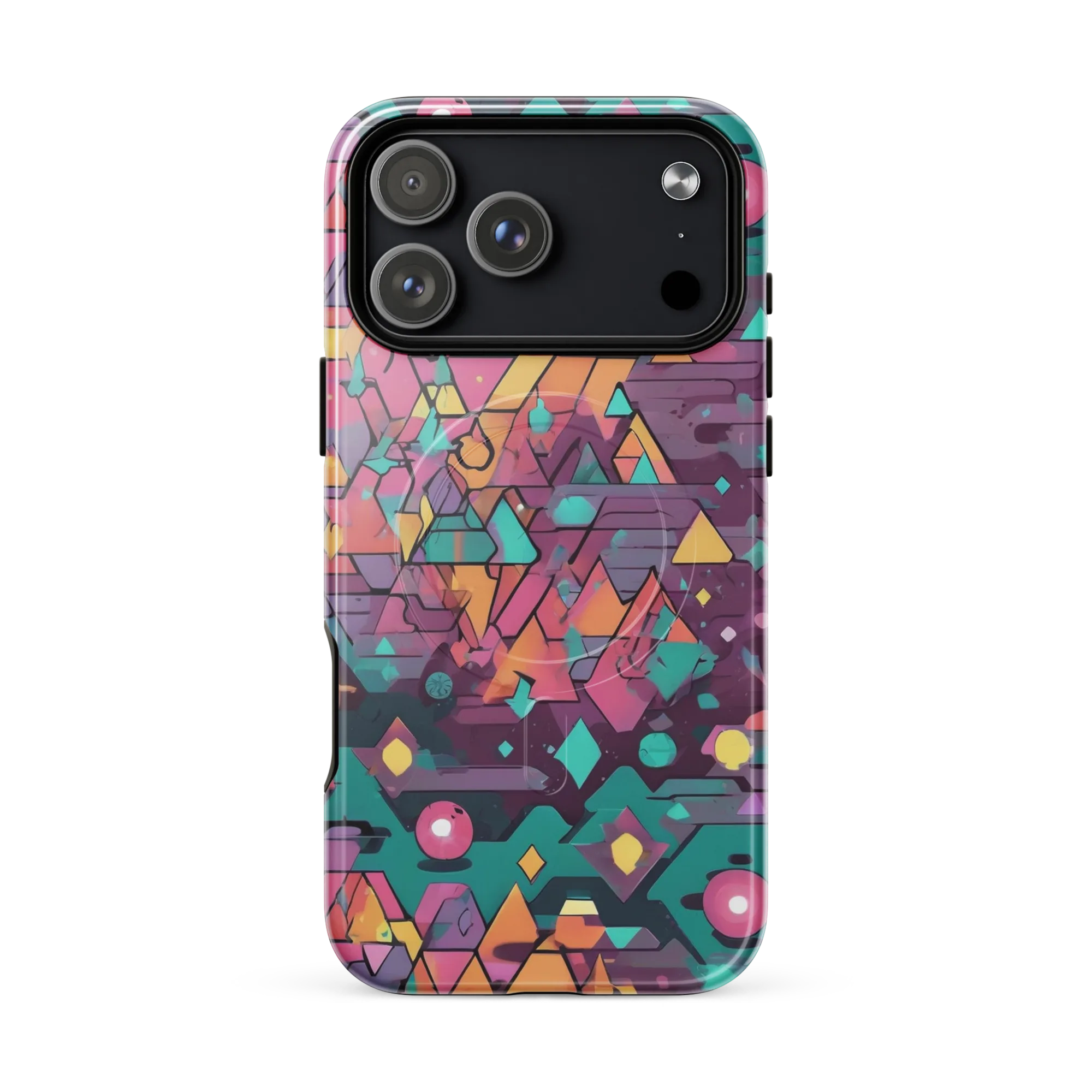 Prismatic Rumble on MagSafe Tough Case for iPhone® — Front