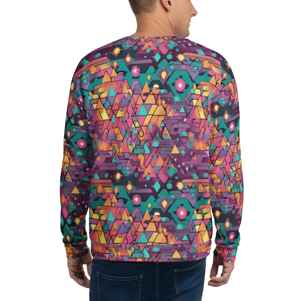 Prismatic Rumble on Sweatshirt — Back