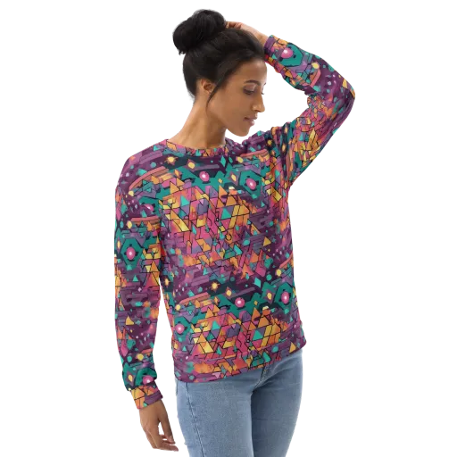 Prismatic Rumble on a Sweatshirt