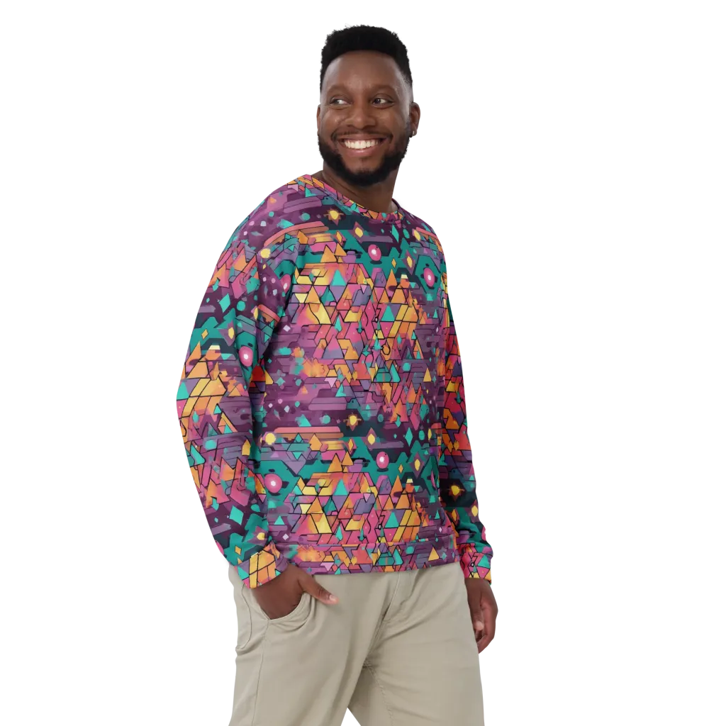 Prismatic Rumble on Sweatshirt — Front