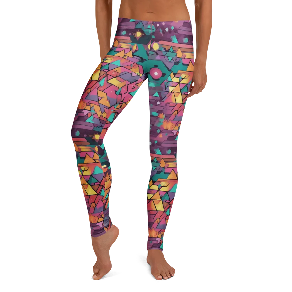 Prismatic Rumble on Leggings — Front