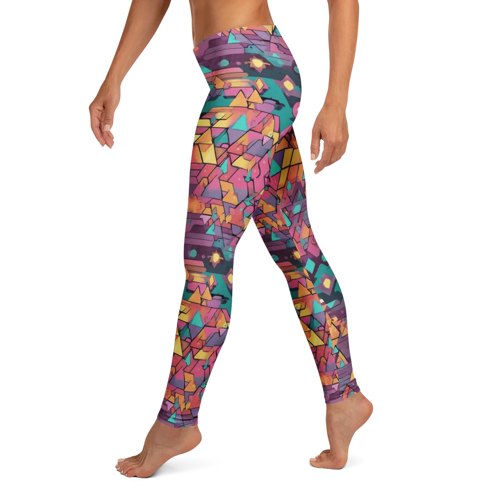 Prismatic Rumble on Leggings — Left