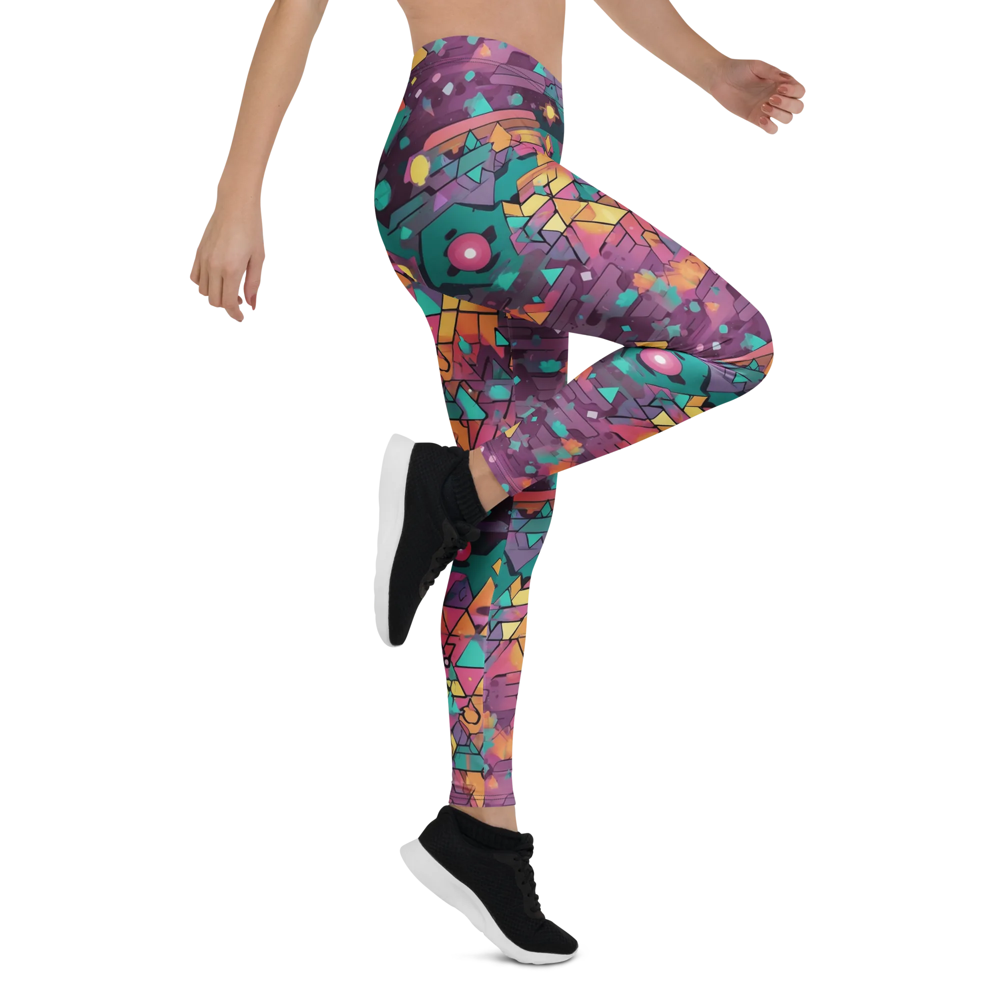 Prismatic Rumble on Leggings — Right