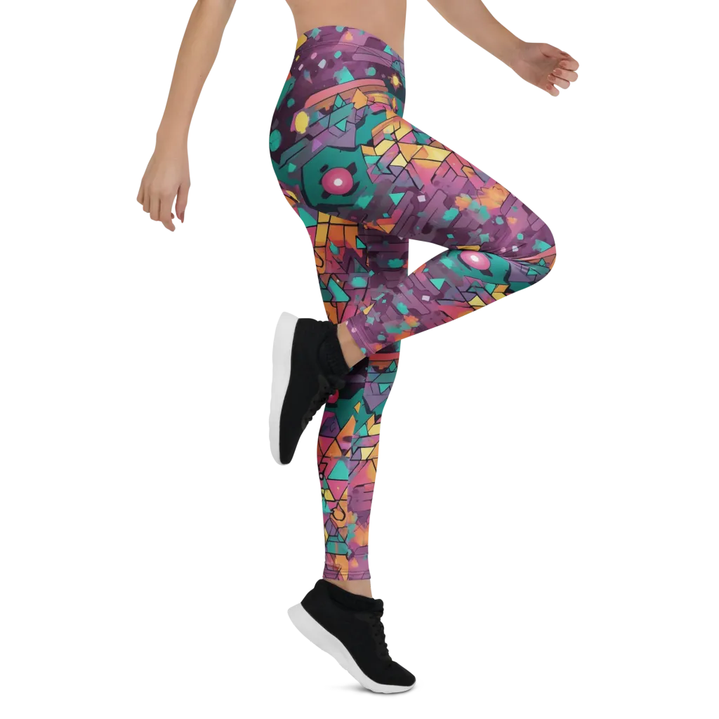 Prismatic Rumble on Leggings — Right