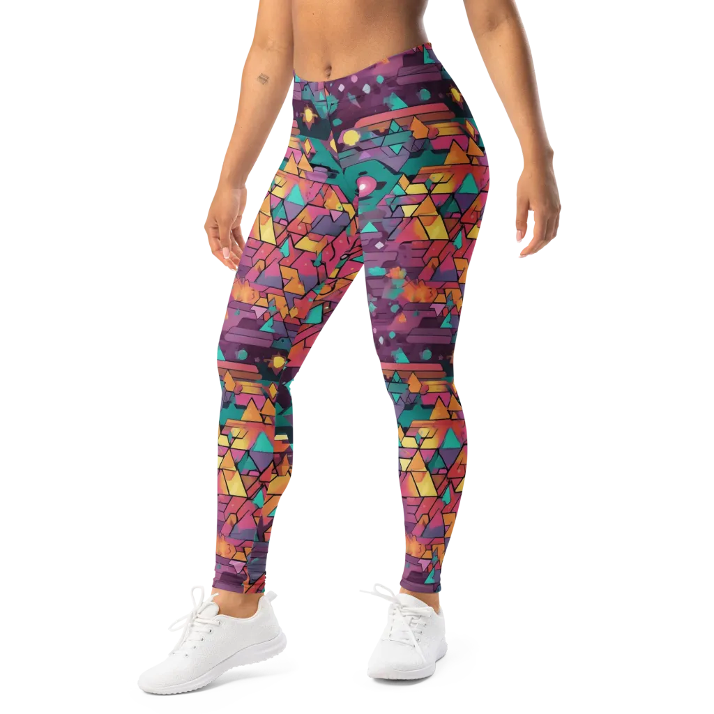 Prismatic Rumble on Leggings — Left Front