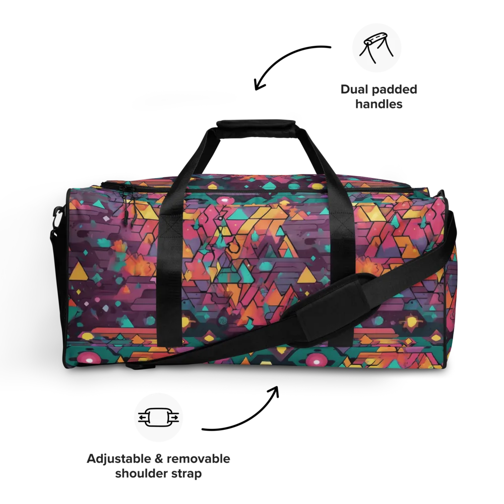 Prismatic Rumble on Duffle Bag — Front