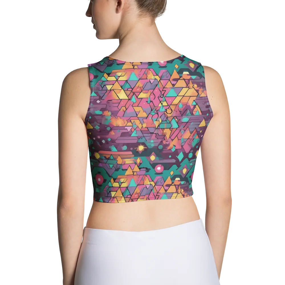 Prismatic Rumble on Crop Top — Back