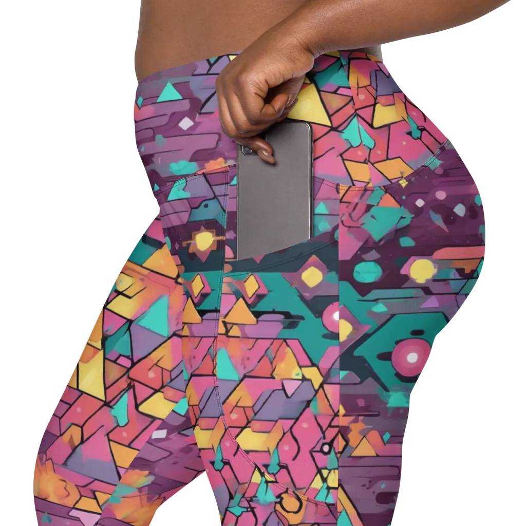 Prismatic Rumble on Leggings with Pockets — Product details 2