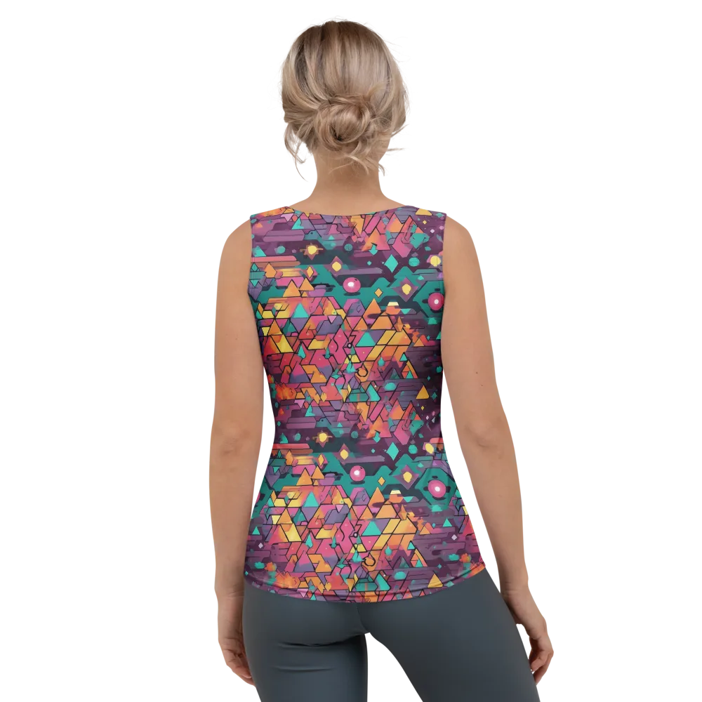 Prismatic Rumble on Women's Tank Top — Back