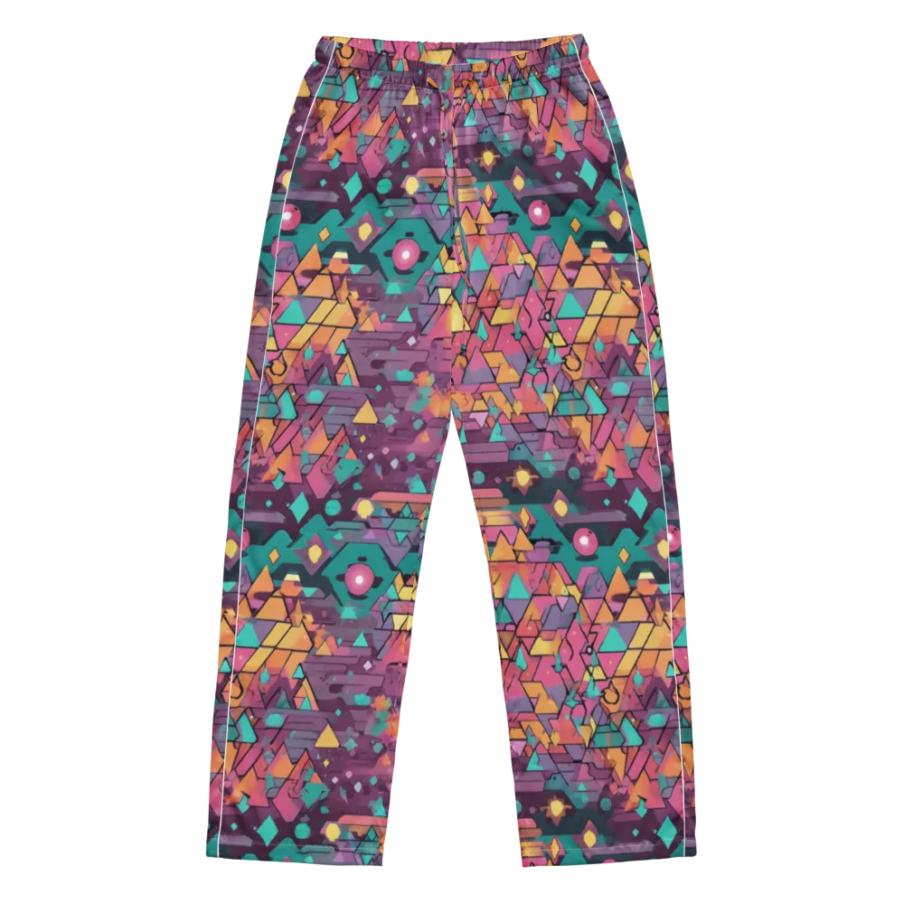 Prismatic Rumble on Women's Pajama Pants — Front