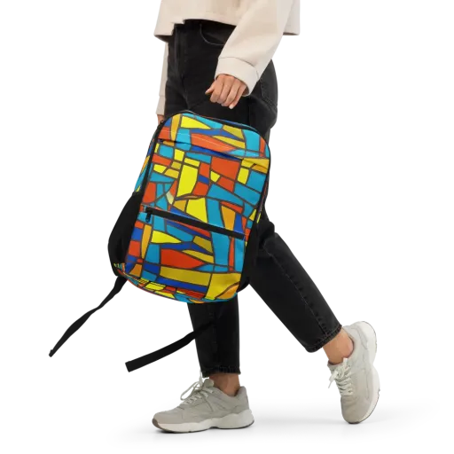 Mondrian Mesh on a Utility Backpack