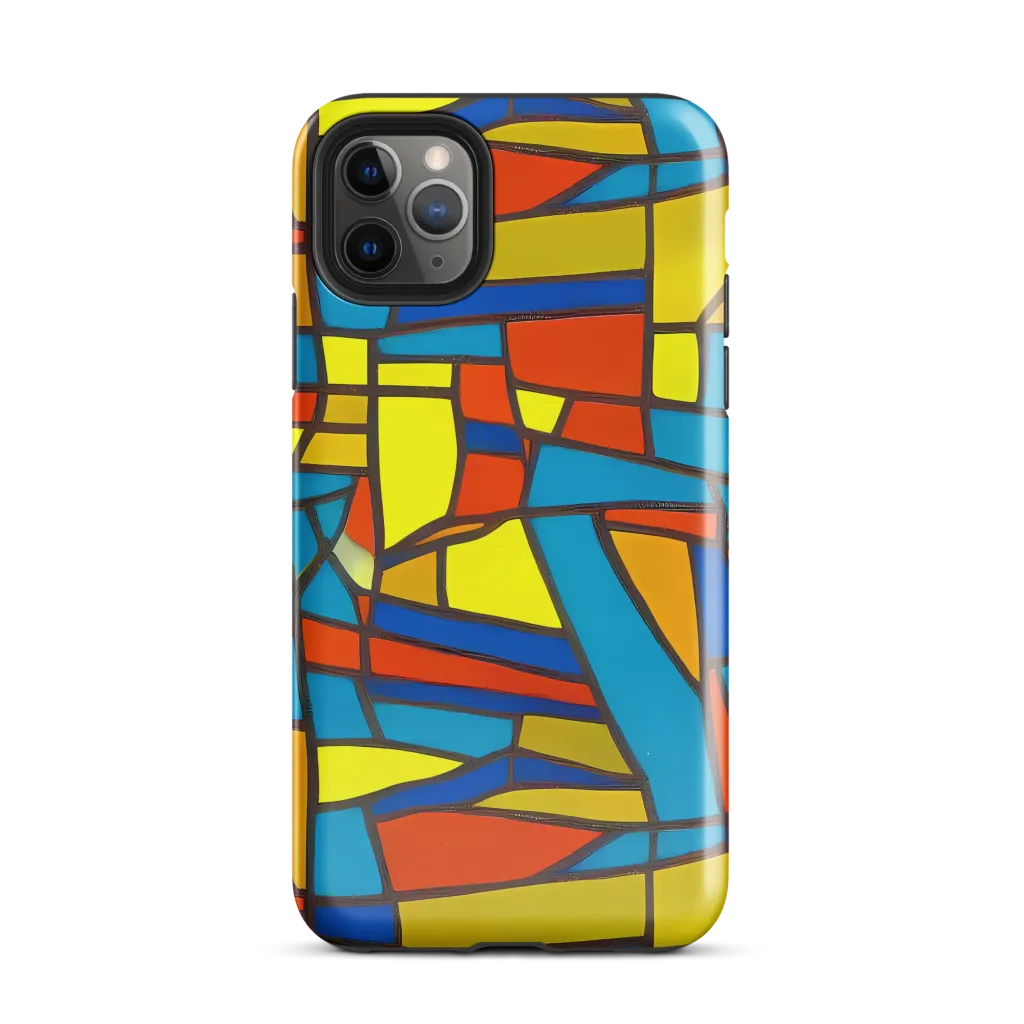 Mondrian Mesh on Tough Case for iPhone® — Front