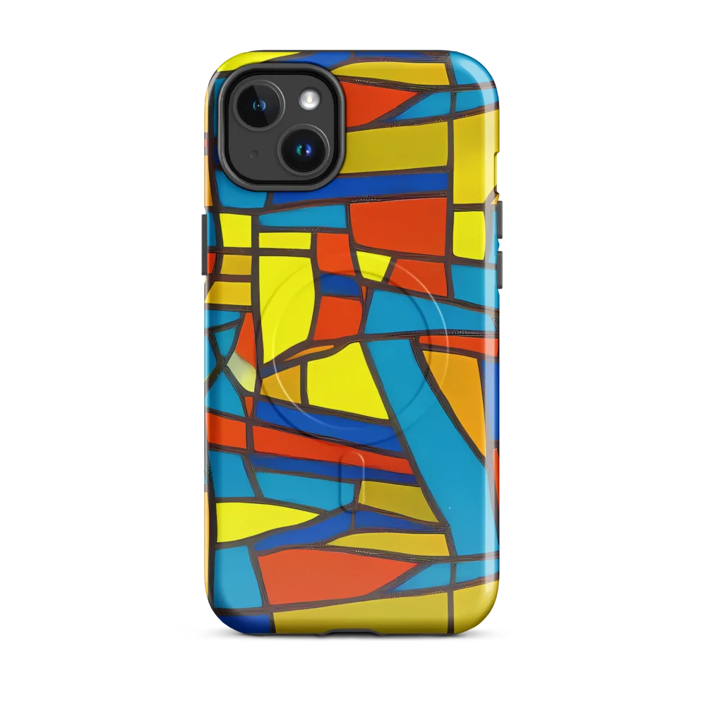 Mondrian Mesh on MagSafe Tough Case for iPhone® — Front