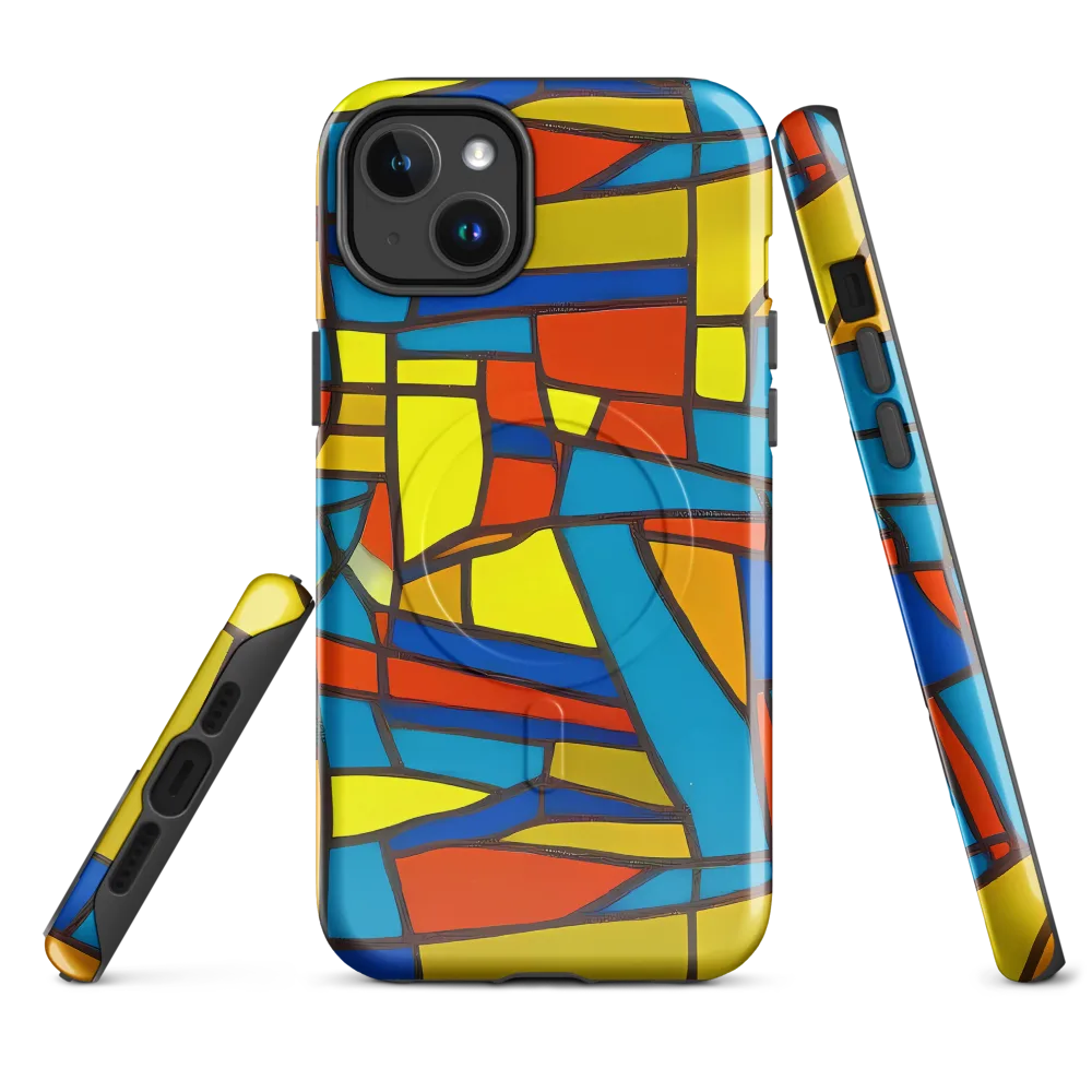 Mondrian Mesh on MagSafe Tough Case for iPhone® — Front
