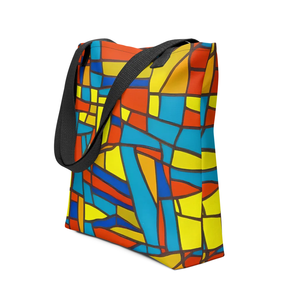 Mondrian Mesh on Tote Bag — Front