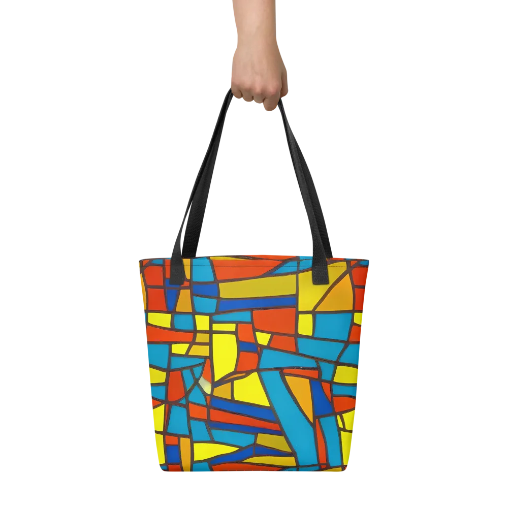 Mondrian Mesh on Tote Bag — Front